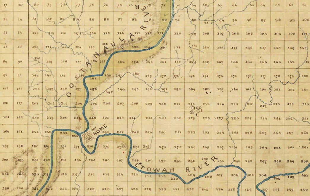 Rome Floyd County Gis All Roads Led From Rome: Facing The History Of Cherokee Expulsion -  Southern Spaces