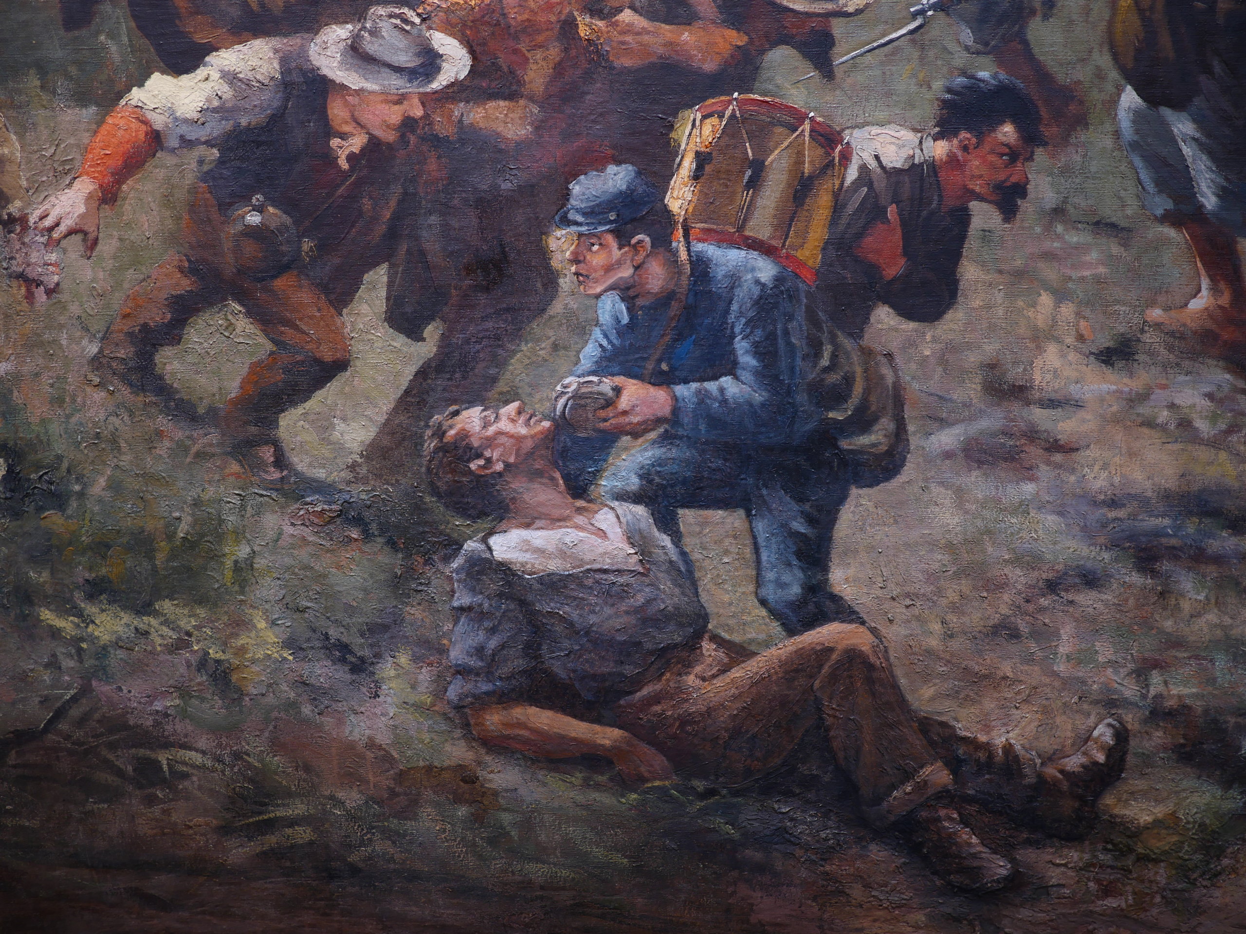 union soldiers painting