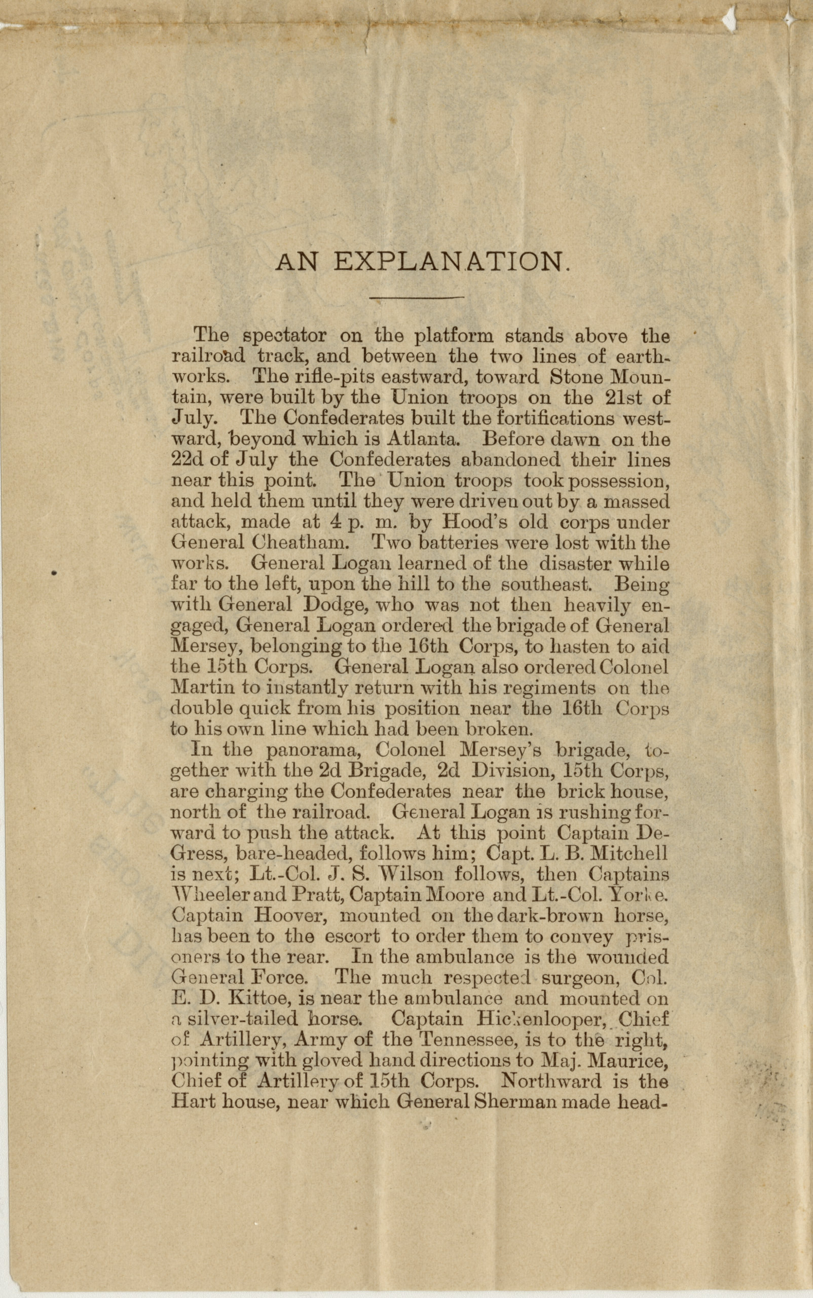 Spectacles of American Nationalism: The Battle of Atlanta Cyclorama  Painting and The Birth of a Nation - Southern Spaces