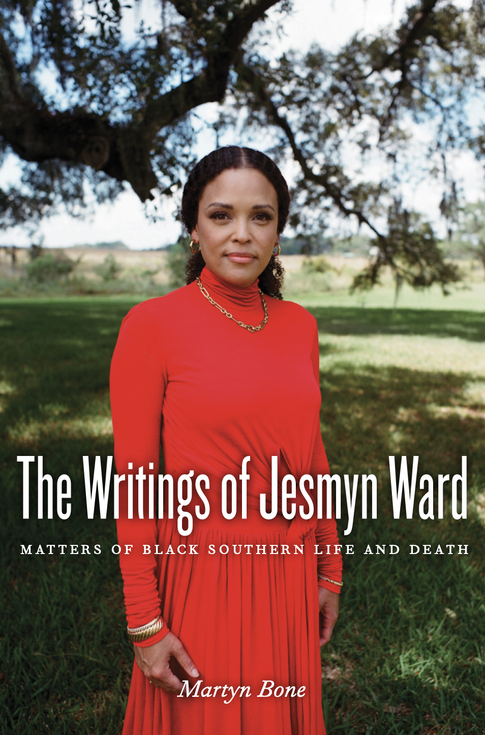 Color photo of Jesmyn Ward outdoors.